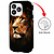 GREEN ON Print Silicone Case Anti Shock Lion IPhone 14