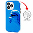 GREEN ON Print Silicone Case Anti Shock Dolphin IPhone 14