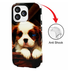 GREEN ON Print Silicone Case Anti Shock Basket Dog IPhone 14