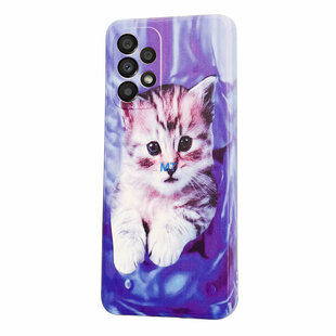 GREEN ON TPU Print Pocket Cat Oppo A15 / A15s