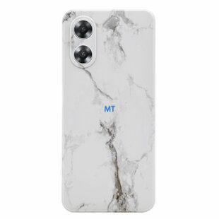 GREEN ON TPU Print Gray Line Marble Oppo A73 5G