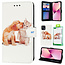 GREEN ON 3D Print Wallet Case Dog & Cat IPhone 7G / 8G / SE (2020)