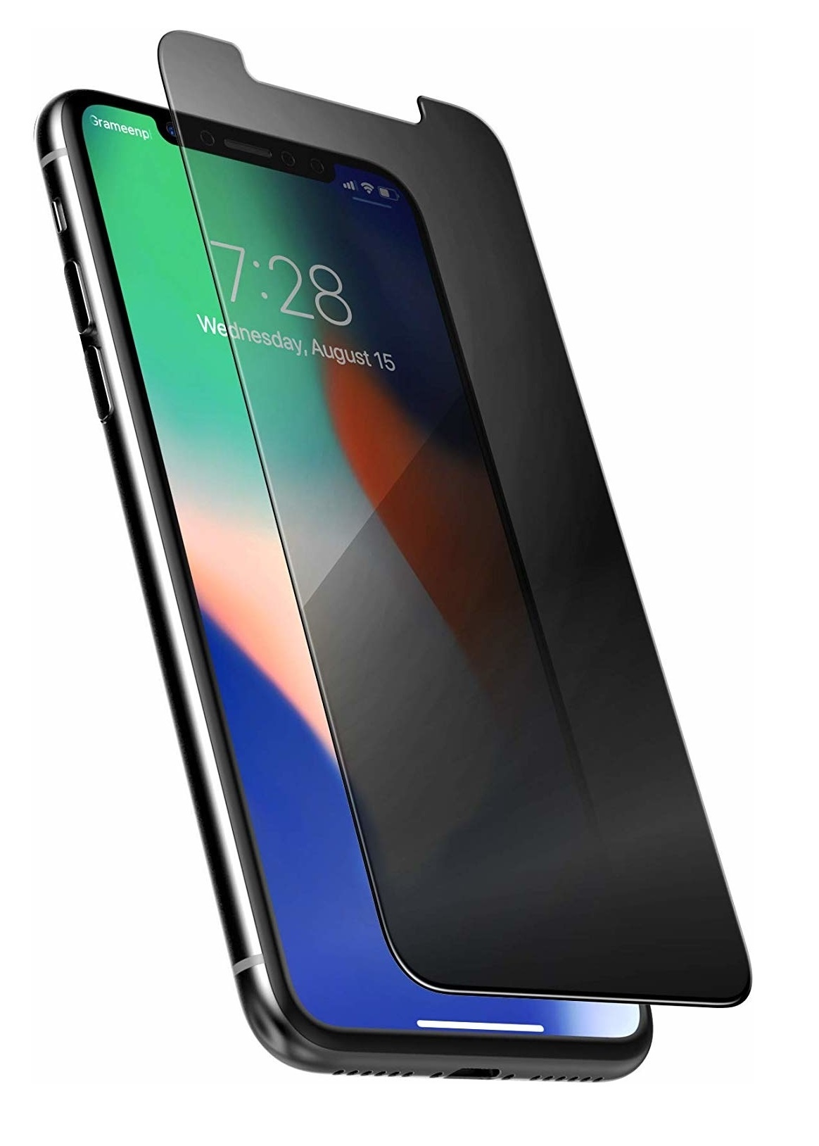 Glass GREEN ON 3D Privacy Protection For IPhone 14 Pro Max G52, foto 2 van 3
