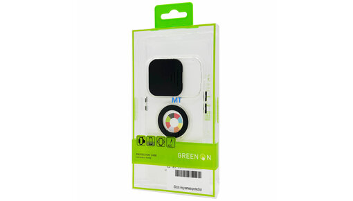 GREEN ON Silicone Ring Camera Protection Case