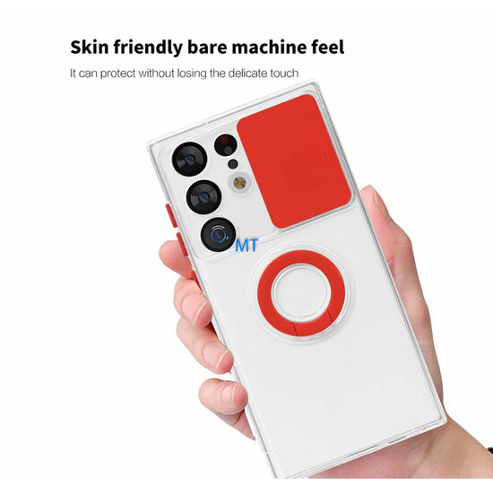 GREEN ON Silicone  Ring Camera Protection Case Galaxy A14 4G / 5G