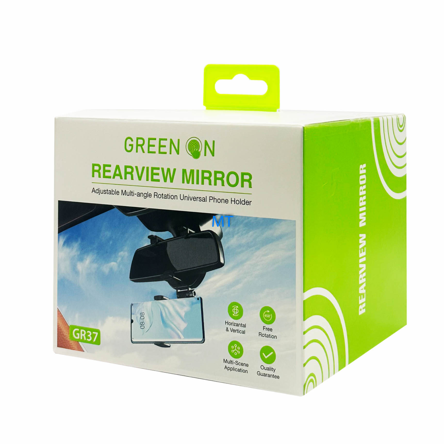 GREEN ON Rearview Rotation Mirror Holder GR37, foto 2 van 5