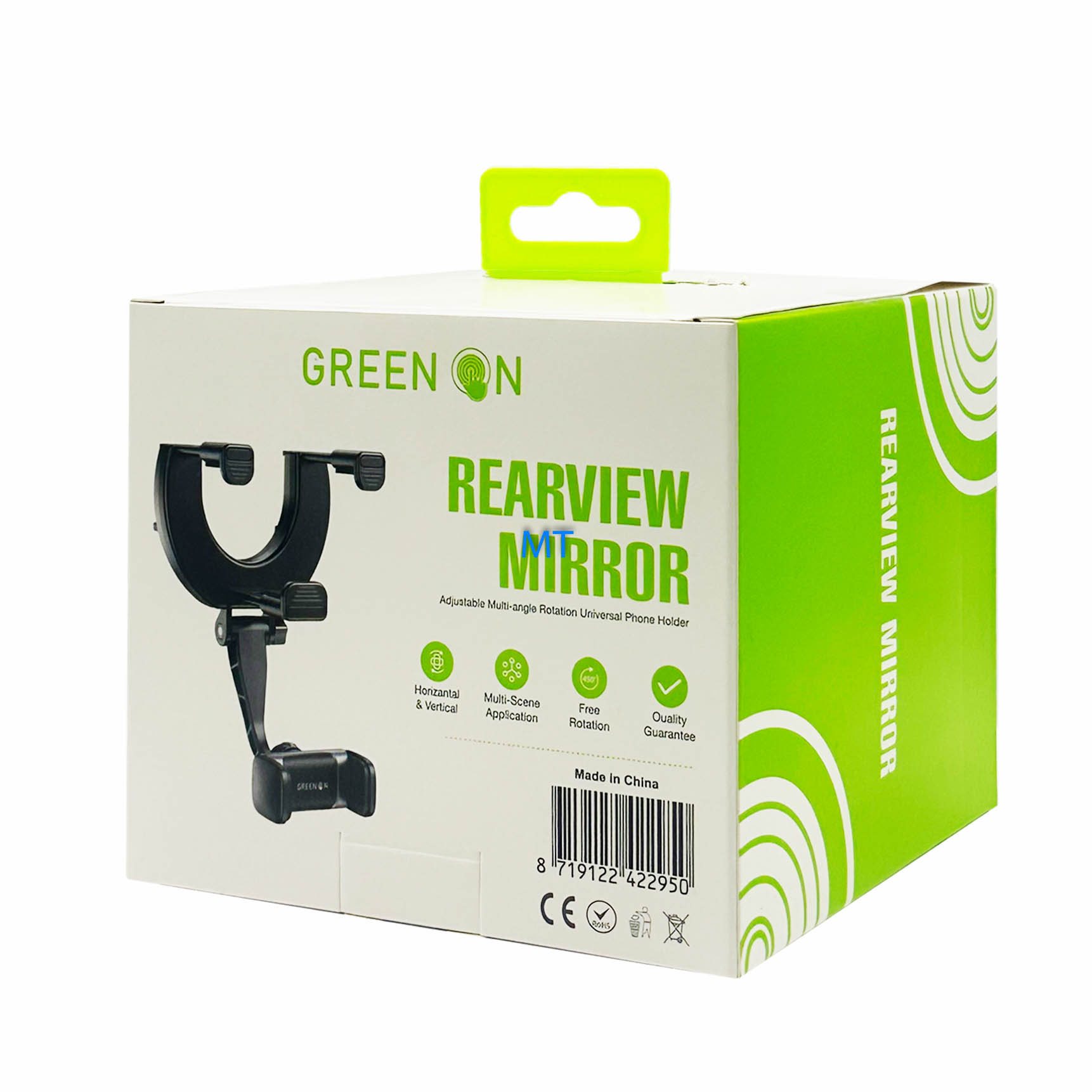 GREEN ON Rearview Rotation Mirror Holder GR37, foto 5 van 5