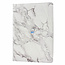 360 Rotation Print Gray Line Marble Case For IPad 2021 / Air 3 10.2/ Pro 10.5