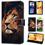 GREEN ON 3D Print Wallet Case Lion IPhone 14 Pro