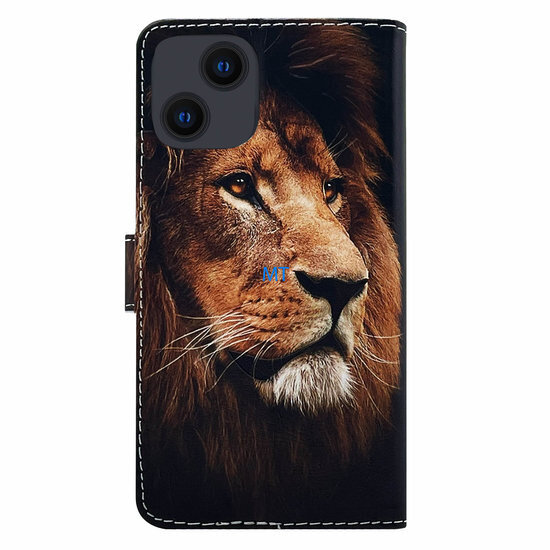 GREEN ON 3D Print Wallet Case Lion  IPhone 14 Pro Max