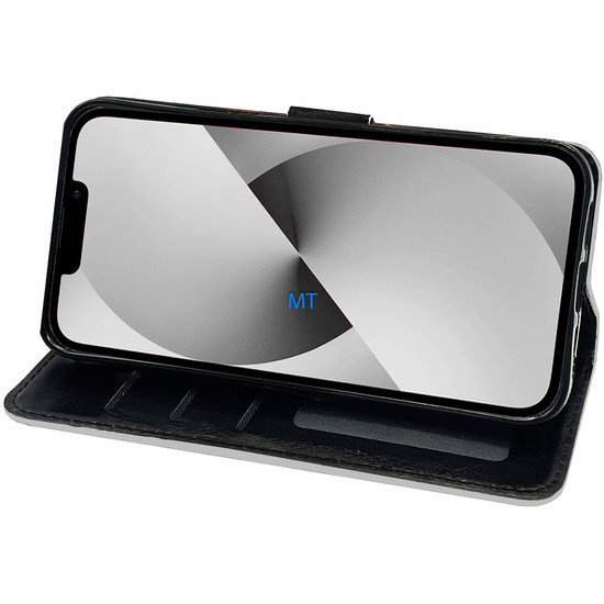 GREEN ON 3D Print Wallet Case Marmer Xiaomi Redmi 10, foto 5 van 6