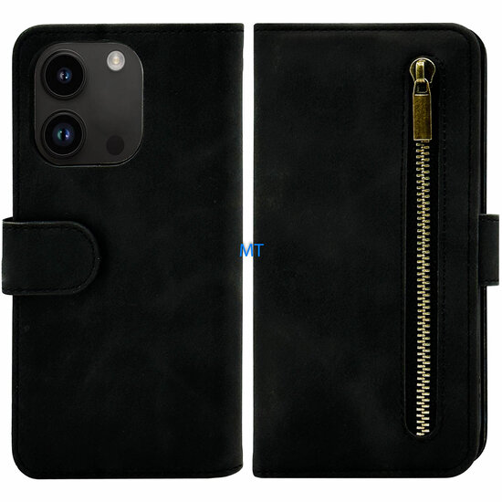 GREEN ON Zip Wallet Bookcase For IPhone 14 Pro