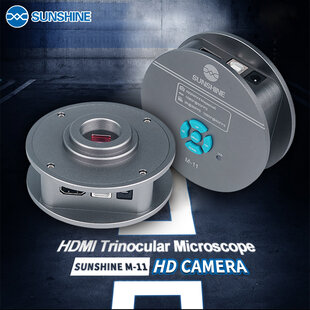 SUNSHINE M-11 4800W HDMI trinocular microscope HD camera