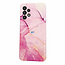 GREEN ON TPU Print Purple Marble Galaxy A34