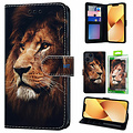 GREEN ON 3D Print Wallet Case Lion Galaxy A34