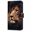 GREEN ON 3D Print Wallet Case Lion Galaxy A34