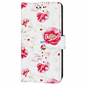 GREEN ON 3D Print Wallet Case Red Flowers Galaxy A34
