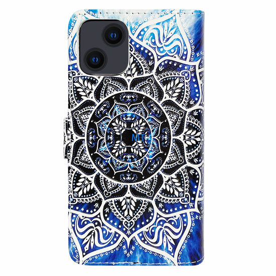GREEN ON 3D Print Wallet Case Lotus Galaxy A34