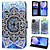 GREEN ON 3D Print Wallet Case Lotus Galaxy A34