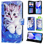 GREEN ON 3D Print Wallet Case Pocket Cat Galaxy A24 4G