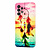 GREEN ON TPU Print Pink Sky Feather Galaxy A24 4G