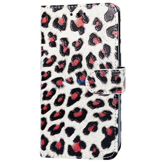 GREEN ON 3D Print Wallet Case Cheetah Xiaomi Redmi 9C, foto 3 van 6