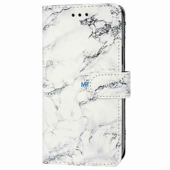 GREEN ON 3D Print Wallet Case Marmer Xiaomi Redmi 9C, foto 3 van 6