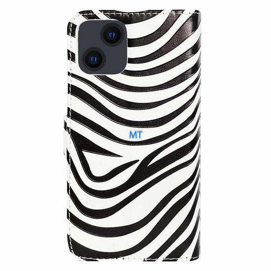 GREEN ON 3D Print Wallet Case Black Zebra Skin Xiaomi 10T Lite 5G