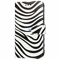 GREEN ON 3D Print Wallet Case Black Zebra Skin Xiaomi Poco M4 Pro 5G