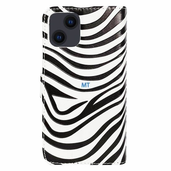 GREEN ON 3D Print Wallet Case Black Zebra Skin Xiaomi 11X / 11x Pro