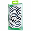GREEN ON 3D Print Wallet Case Black Zebra Skin Realme C21Y