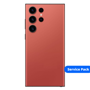 Back Cover Samsung S918B Galaxy S23 Ultra Red Service Pack