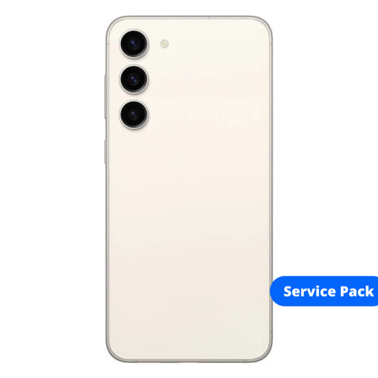 Back Cover Samsung S911B Galaxy S23 Cream Service Pack
