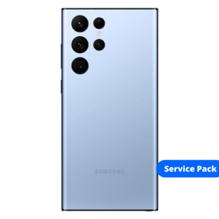 Back Cover Samsung S908B Galaxy S22 Ultra Phantom White Service Pack