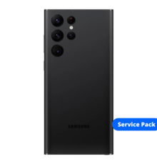 Back Cover Samsung S908B Galaxy S22 Ultra Phantom Black Service Pack
