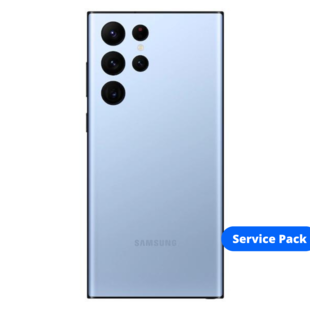 Back Cover Samsung S908B Galaxy S22 Ultra Sky Blue Service Pack