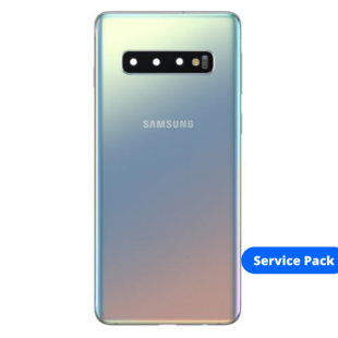 Back Cover Samsung S10 Prism Silver Service Pack