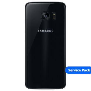 Back Cover Samsung S7 G930F Black Service Pack
