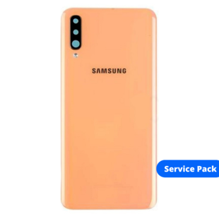 Back Cover Samsung A70 A705F Orange Service Pack