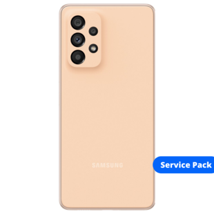Back Cover Samsung A53 A536B Awesome Peach Service Pack
