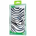 GREEN ON 3D Print Wallet Case Black Zebra Skin Moto E7 Plus