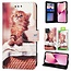 GREEN ON 3D Print Wallet Case Basket Cat Moto E7 Plus