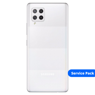 Back Cover Samsung A42 5G  A426B White Service Pack