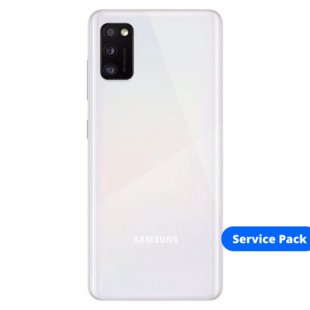 Back Cover Samsung A41 A415F White Service Pack