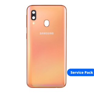 Back Cover Samsung A40 A405F Coral Service Pack