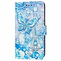 GREEN ON 3D Print Wallet Case Paris Butterfly For Sony Xperia 1 IV