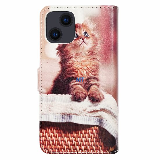 GREEN ON 3D Print Wallet Case Basket Cat Nokia G10