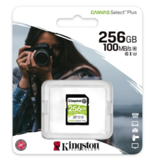 SDS2 256GB Kingston Canvas Select Plus for HD and 4K Video Cameras