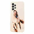 GREEN ON TPU Print Brown Horse For IPhone 15
