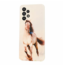GREEN ON TPU Print Brown Horse For IPhone 15 Pro